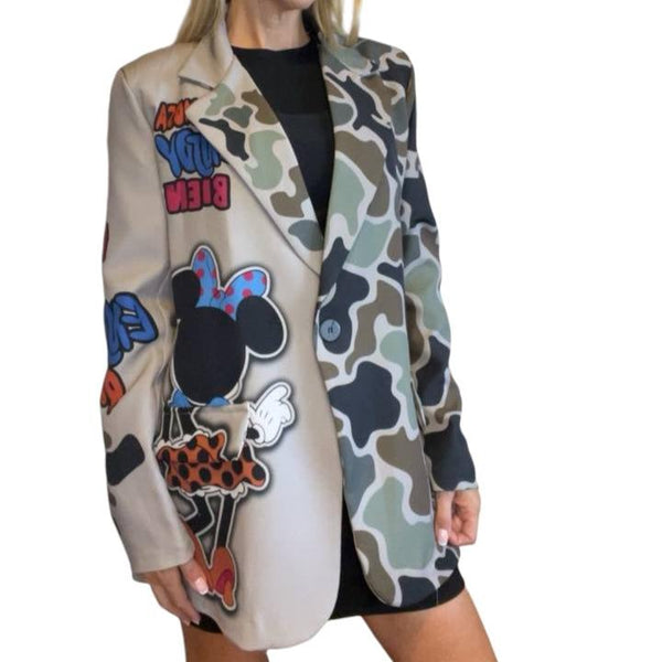 Blazer Oversize Cartoon - Bien Hermosa