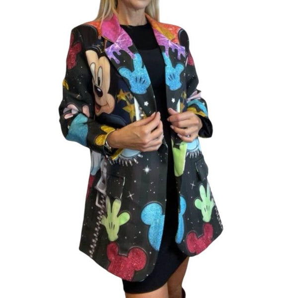 Blazer Oversize Cartoon - Love Colours