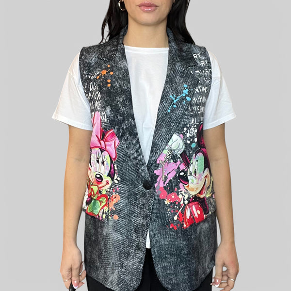 Gilet Cartoon Minni / Pink Panter