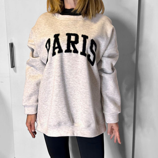 Felpa Oversize “PARIS” – Casual Iconico