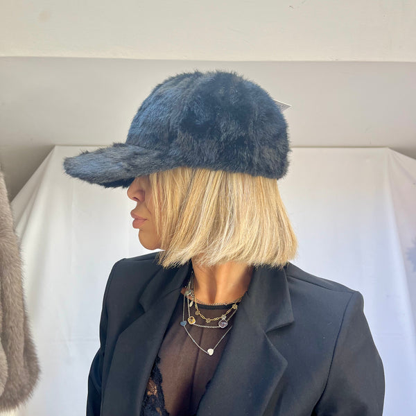 Cappello Softy Con Visiera - Eco Visone