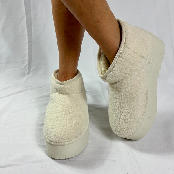 Stivaletti Teddy - In Lana Bouclé