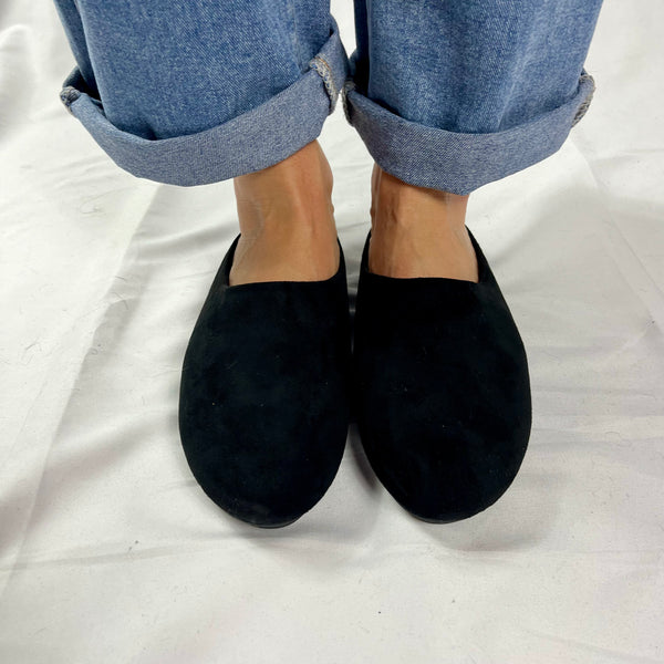 Sabot Clogs Salamanca in Ecocamoscio