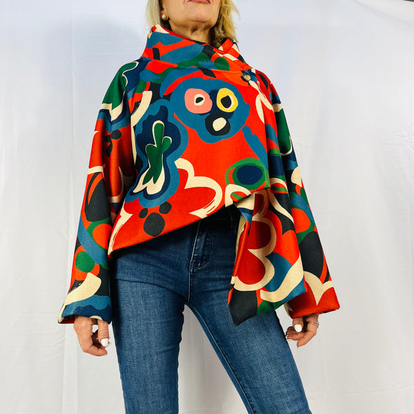 Mantella Colors - Taglio Asimmetrico