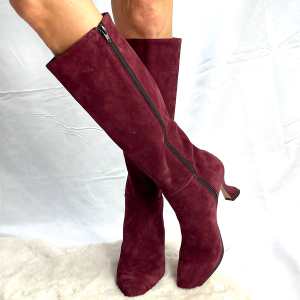 Stivali Jenny - In Camoscio Made In Italy