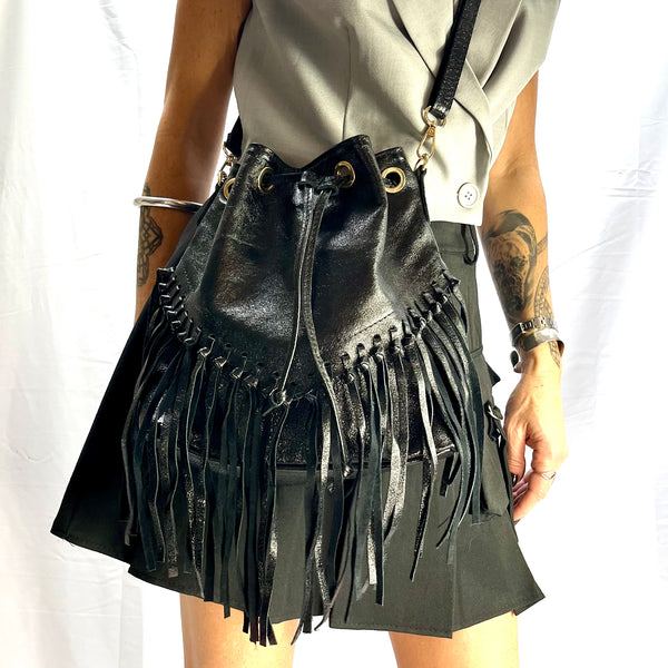 Venis Shoulder Bag – Made In Italy Genuine Leather 14 Colors 