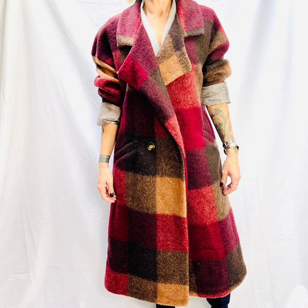 Cappotto A Quadri - Multicolors