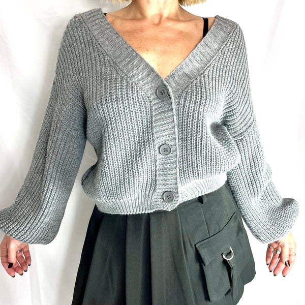 Maglione Con Bottoni - Scollo A V