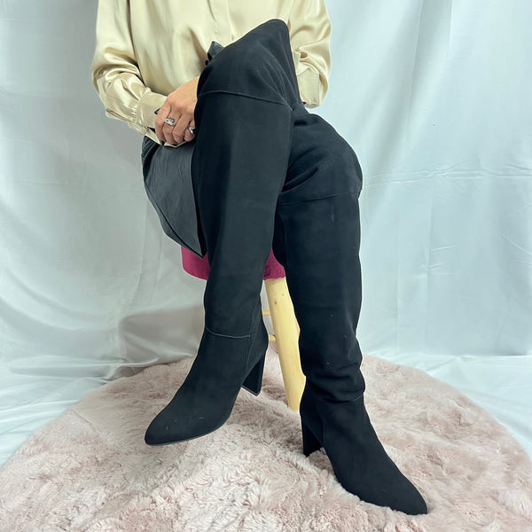 Stivali Vittoria - In Camoscio Made In Italy