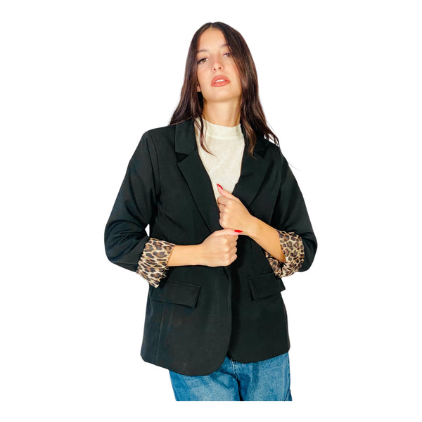 Blazer Oversize Susi - Maniche Animalier