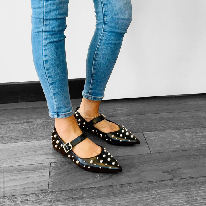 Ballerine Agnese - Custom Borchie - PinUp Shoes