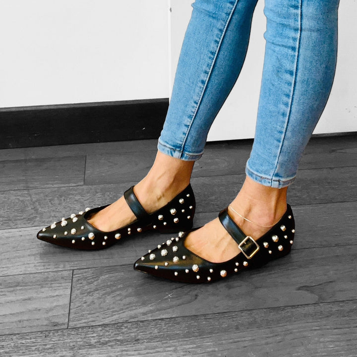 Ballerine Agnese - Custom Borchie - PinUp Shoes