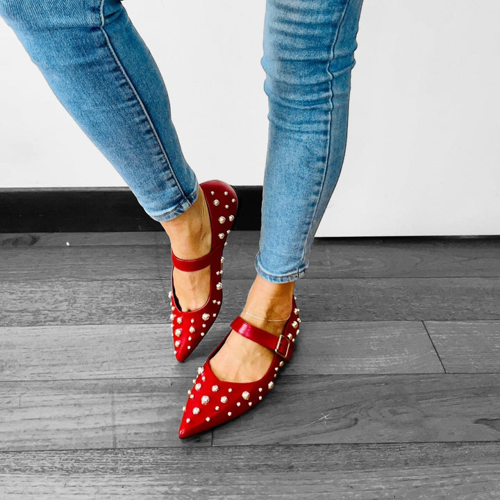 Ballerine Agnese - Custom Borchie - PinUp Shoes