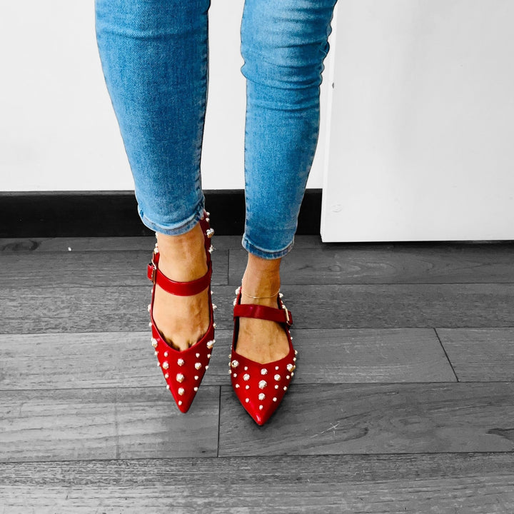 Ballerine Agnese - Custom Borchie - PinUp Shoes