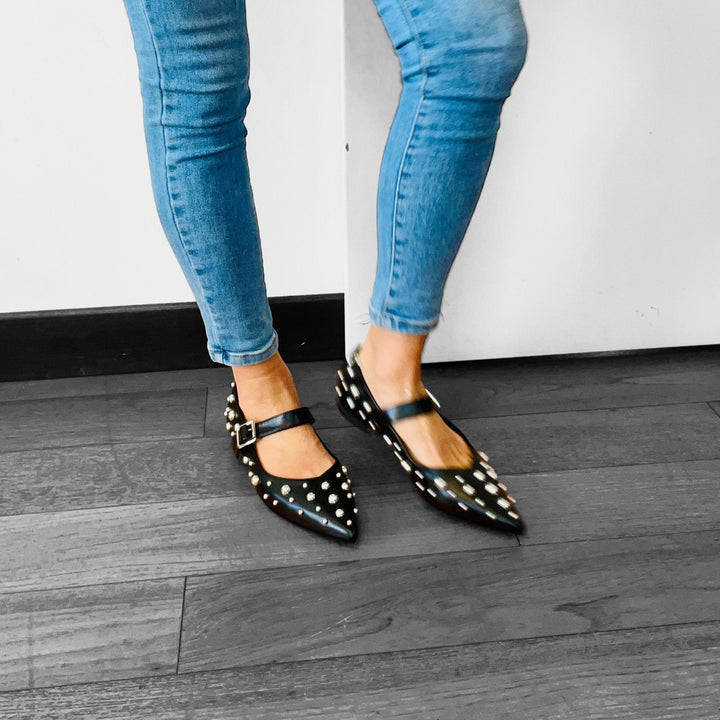 Ballerine Agnese - Custom Borchie - PinUp Shoes