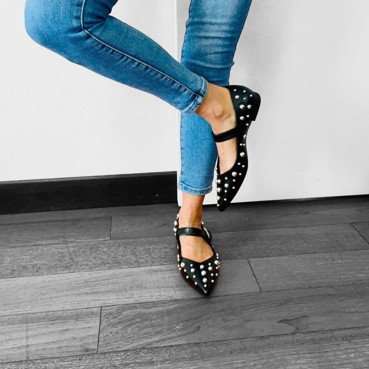 Ballerine Agnese - Custom Borchie - PinUp Shoes