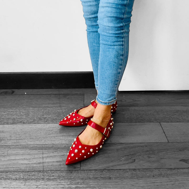 Ballerine Agnese - Custom Borchie - PinUp Shoes