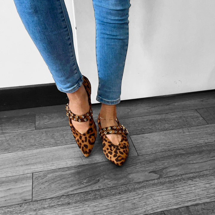 Ballerine Leo - Custom Borchie - PinUp Shoes