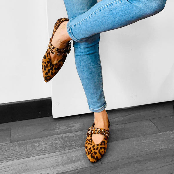 Ballerine Leo - Custom Borchie - PinUp Shoes