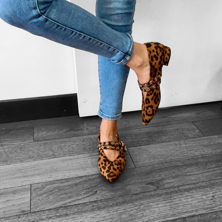 Ballerine Leo - Custom Borchie - PinUp Shoes