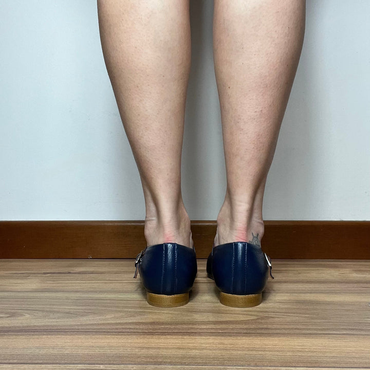 Ballerine London Tacco 1 cm - Made In Italy Vera Pelle - PinUp Shoes