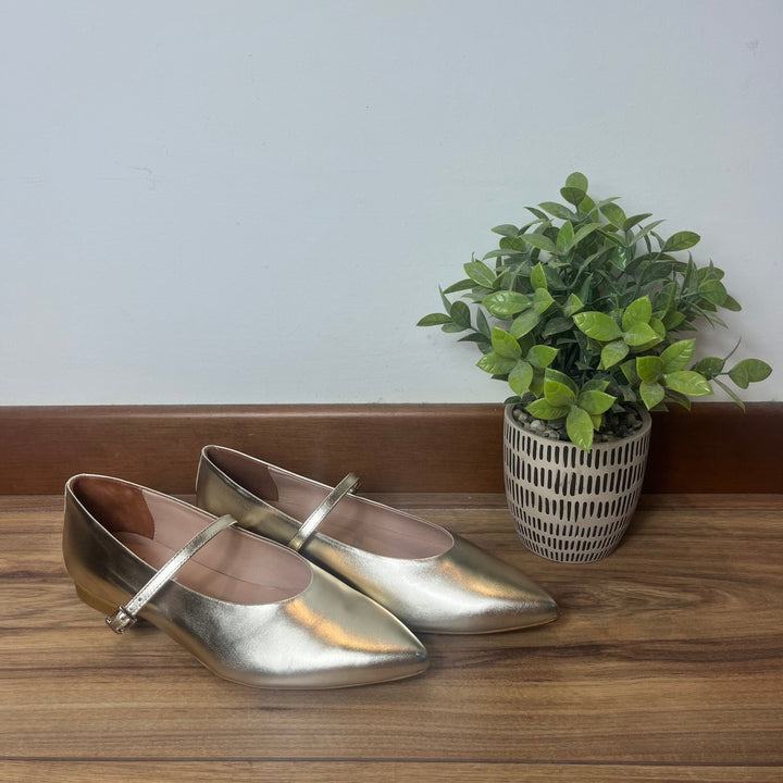 Ballerine London Tacco 1 cm - Made In Italy Vera Pelle - PinUp Shoes