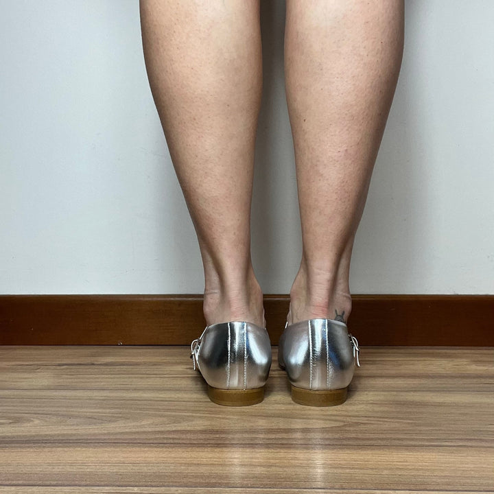 Ballerine London Tacco 1 cm - Made In Italy Vera Pelle - PinUp Shoes