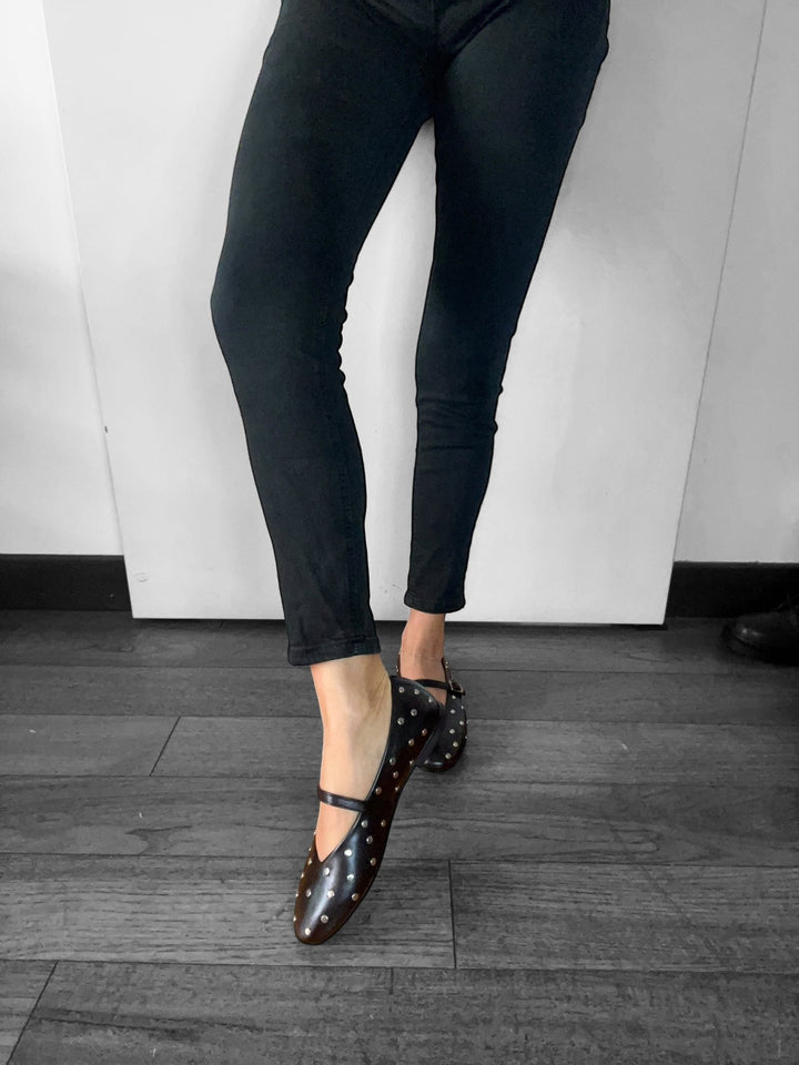 Ballerine Minnie - Vera Pelle Made In Italy - PinUp Shoes