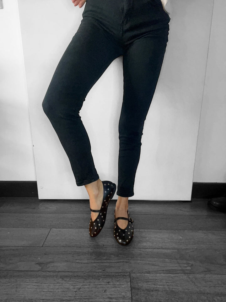 Ballerine Minnie - Vera Pelle Made In Italy - PinUp Shoes