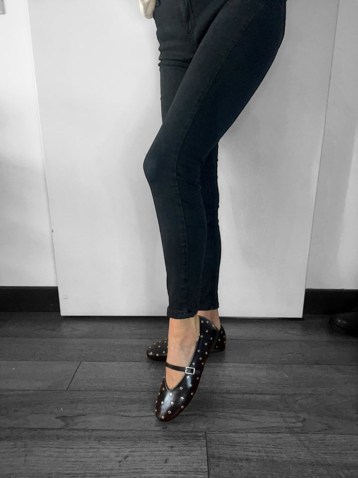 Ballerine Minnie - Vera Pelle Made In Italy - PinUp Shoes