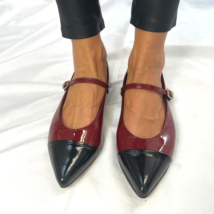 Ballerine More Vernice - In Vera Pelle Made In Italy - PinUp Shoes