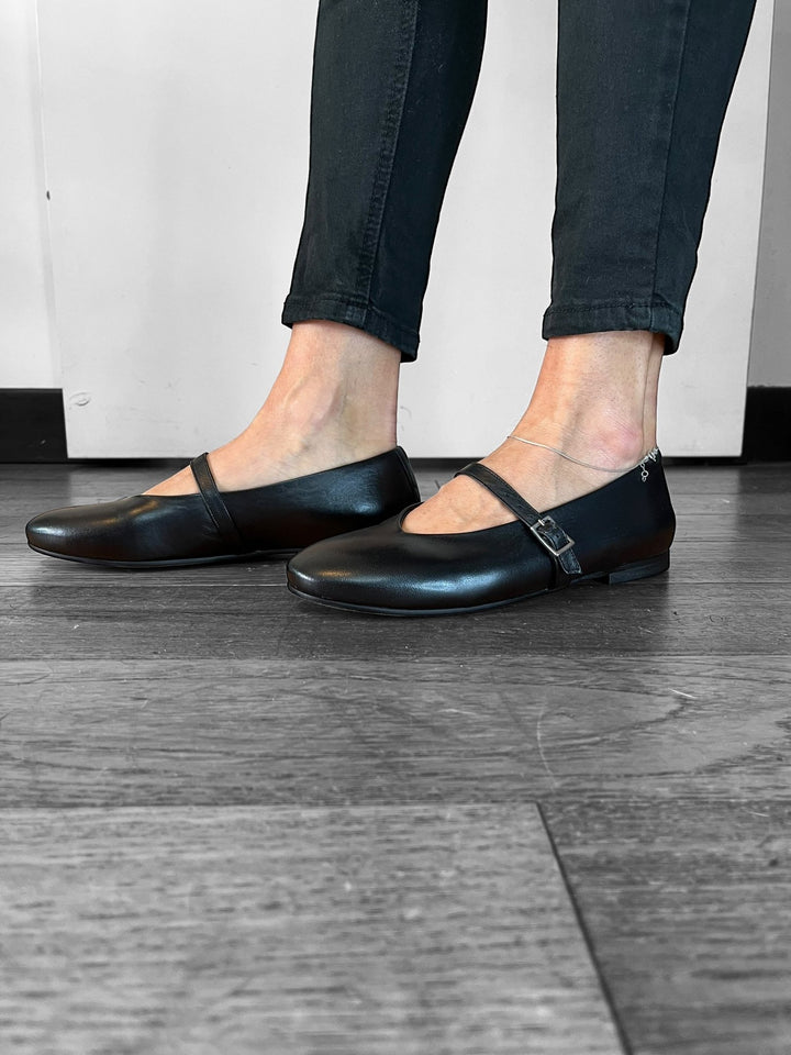 Ballerine Punta Tonda Mery - Vera Pelle Made In Italy - PinUp Shoes