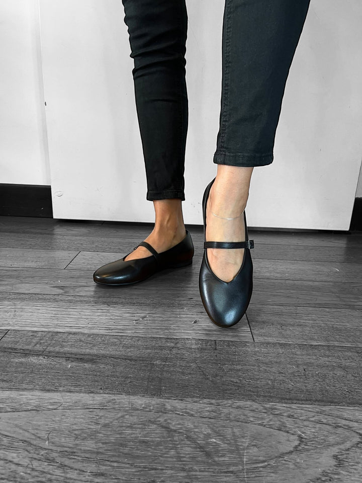 Ballerine Punta Tonda Mery - Vera Pelle Made In Italy - PinUp Shoes