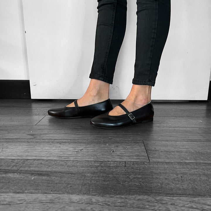 Ballerine Punta Tonda Mery - Vera Pelle Made In Italy - PinUp Shoes