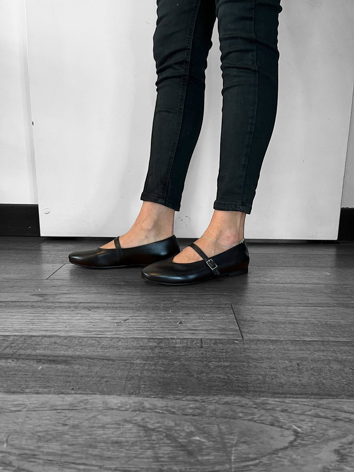 Ballerine Punta Tonda Mery - Vera Pelle Made In Italy - PinUp Shoes