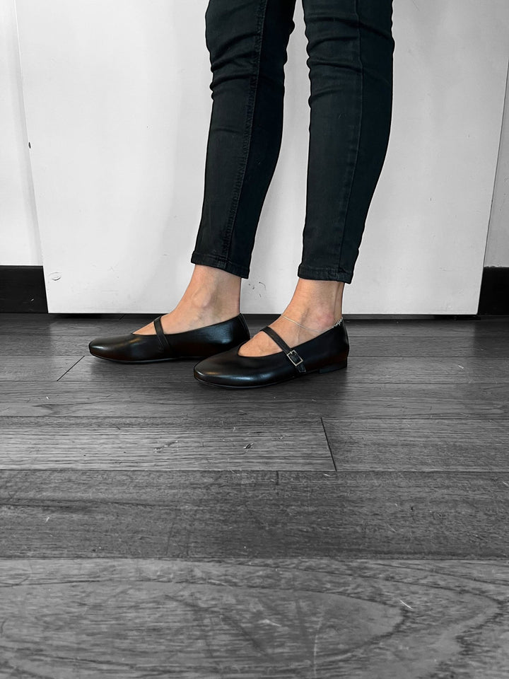 Ballerine Punta Tonda Mery - Vera Pelle Made In Italy - PinUp Shoes