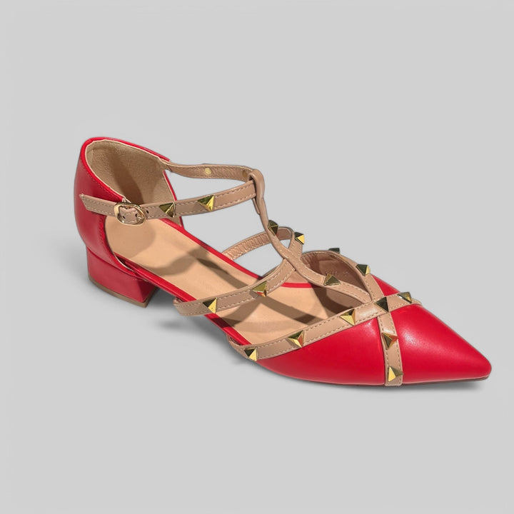 Ballerine Viola - Custom Borchie - PinUp Shoes