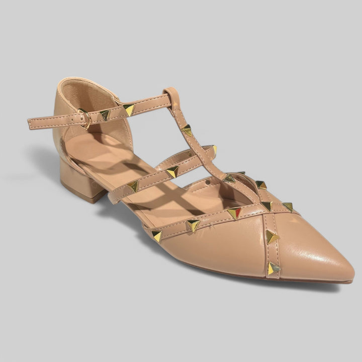 Ballerine Viola - Custom Borchie - PinUp Shoes