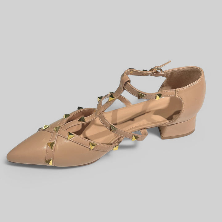 Ballerine Viola - Custom Borchie - PinUp Shoes