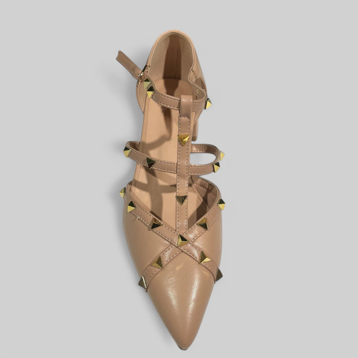 Ballerine Viola - Custom Borchie - PinUp Shoes