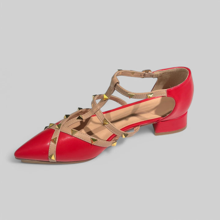 Ballerine Viola - Custom Borchie - PinUp Shoes