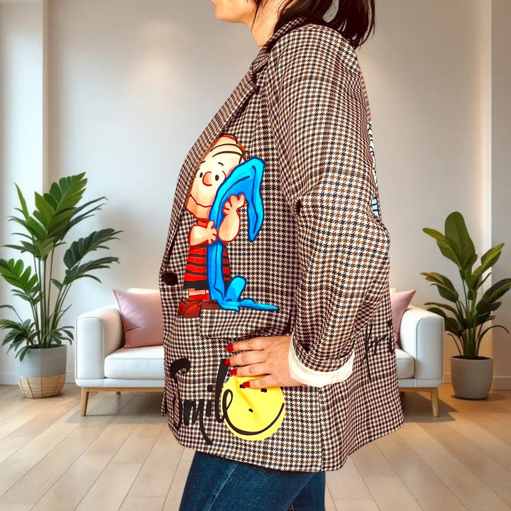Blazer Oversize Cartoon - A Quadrio - PinUp Shoes