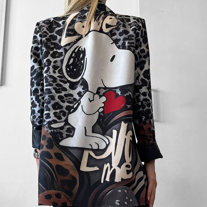 Blazer Oversize Cartoon - Animalier Love - PinUp Shoes