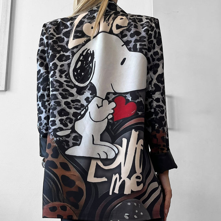Blazer Oversize Cartoon - Animalier Love - PinUp Shoes