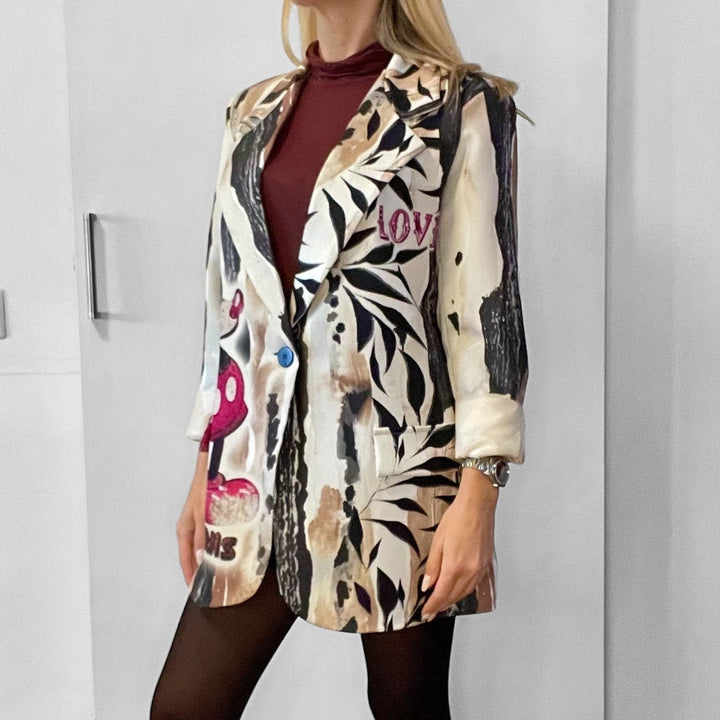 Blazer Oversize Cartoon Fantasia Pop Art - Collezione Limitata - PinUp Shoes