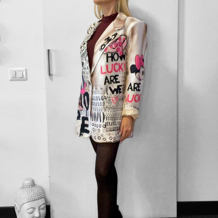 Blazer Oversize Cartoon Fantasia Pop Art - Collezione Limitata - PinUp Shoes