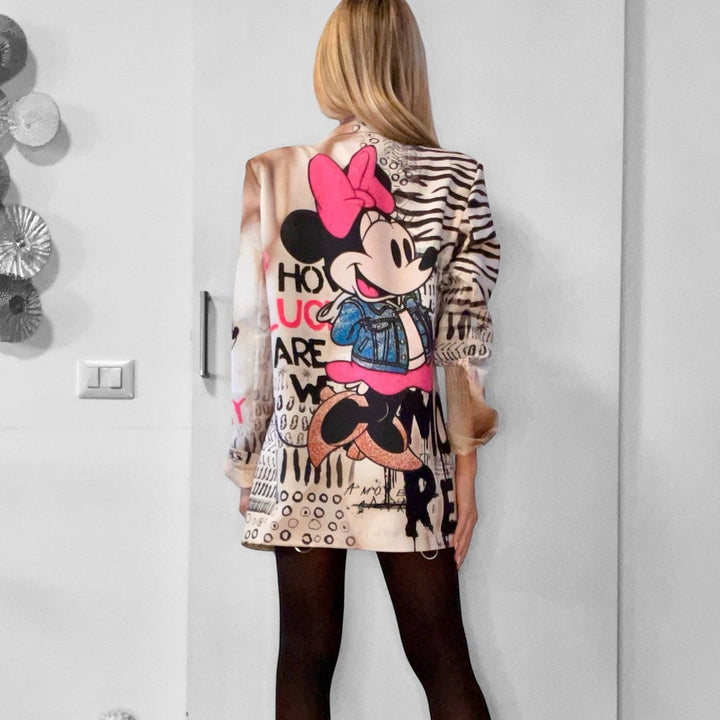Blazer Oversize Cartoon Fantasia Pop Art - Collezione Limitata - PinUp Shoes