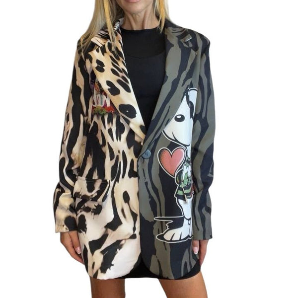 Blazer Oversize Cartoon - Fusion Animalier - PinUp Shoes