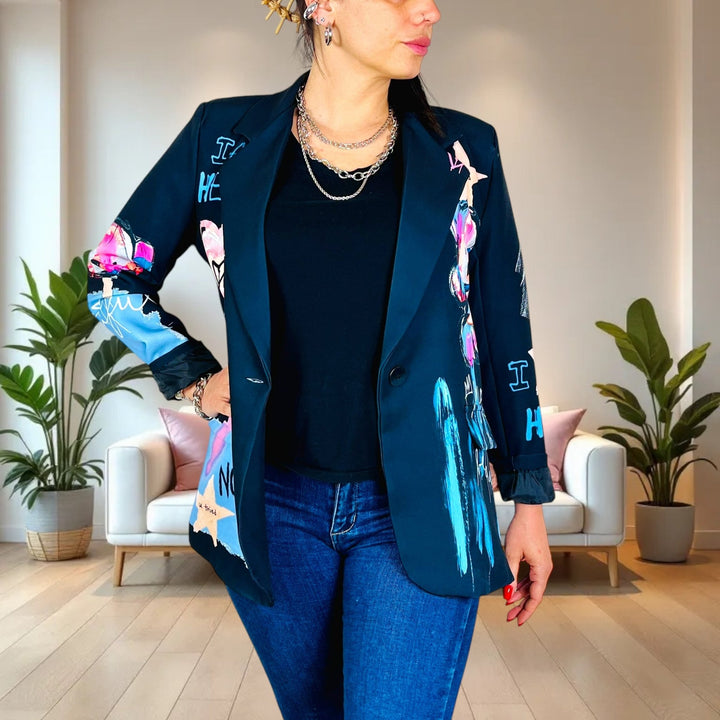 Blazer Oversize Cartoon - I Am A Hero - PinUp Shoes