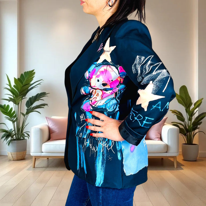 Blazer Oversize Cartoon - I Am A Hero - PinUp Shoes